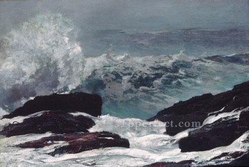  costa Lienzo - Pintor marino del realismo de la costa de Maine Winslow Homer